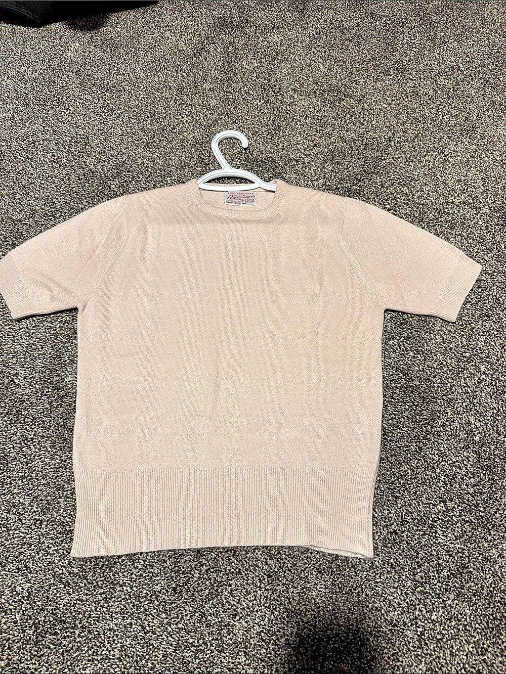Barringer Short Sleeve Knit Top in Pink